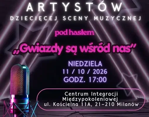 Koncert młodych artystów w Milanowie – 11 października