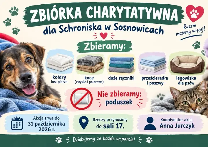 Sosnowice: zbiórka charytatywna dla bezdomnych zwierząt trwa do 31 października