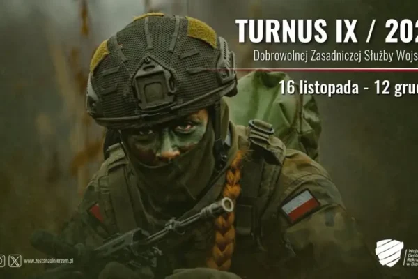 IX turnus Dobrowolnej Zasadniczej Służby Wojskowej w Białej Podlaskiej – nabór trwa