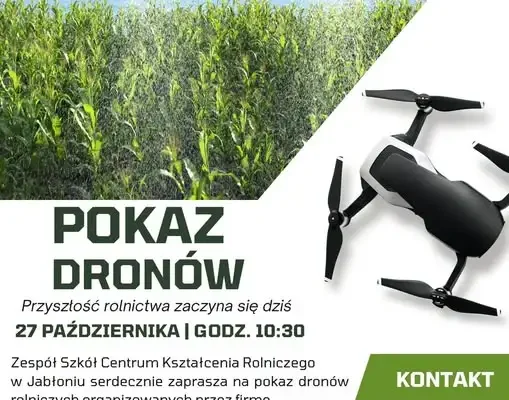 Pokaz dronów rolniczych w Jabłoniu – nowoczesne technologie w rolnictwie